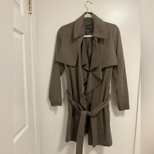 Club Monaco Olive Green Trench Coat size small